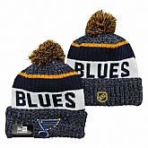 St. Louis Blues Team Logo Knit Hat YD (2)